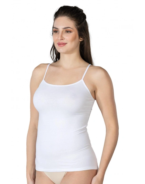 BEYAZ MI Emay 1410 Modal Cotton İnce Askılı Atlet