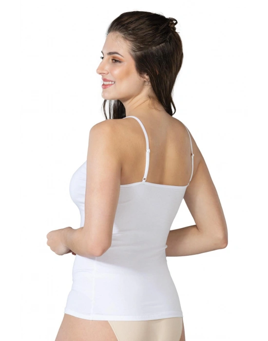 BEYAZ MI Emay 1410 Modal Cotton İnce Askılı Atlet