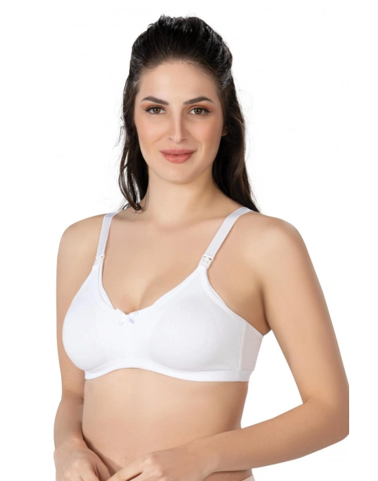 BEYAZ MI Emay 1421 Modal Cotton Emzirme Sütyen