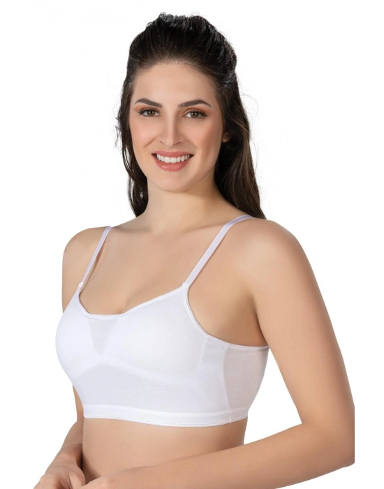 BEYAZ MI Emay 1423 Modal Cotton Kaplı Büstiyer