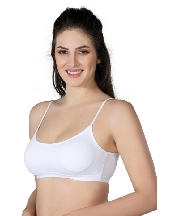 BEYAZ MI Emay 1425 Modal Cotton Pedli Büstiyer