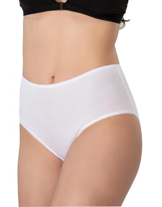 BEYAZ MI Emay 1442 Modal Coton Yüksekbel Külot