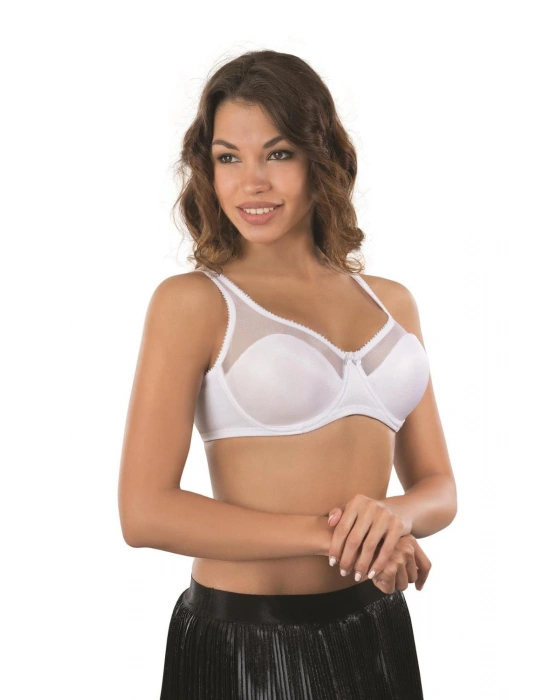 BEYAZ MI Emay 169 B Basic Balenli Toparlayıcı Sütyen