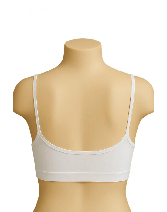 BEYAZ MI Emay 1815 6'Lı Pedli Alıştırma Sütyeni