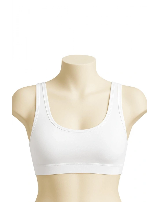 BEYAZ MI Emay 1817 6'Lı Pedli Sporcu Sütyen