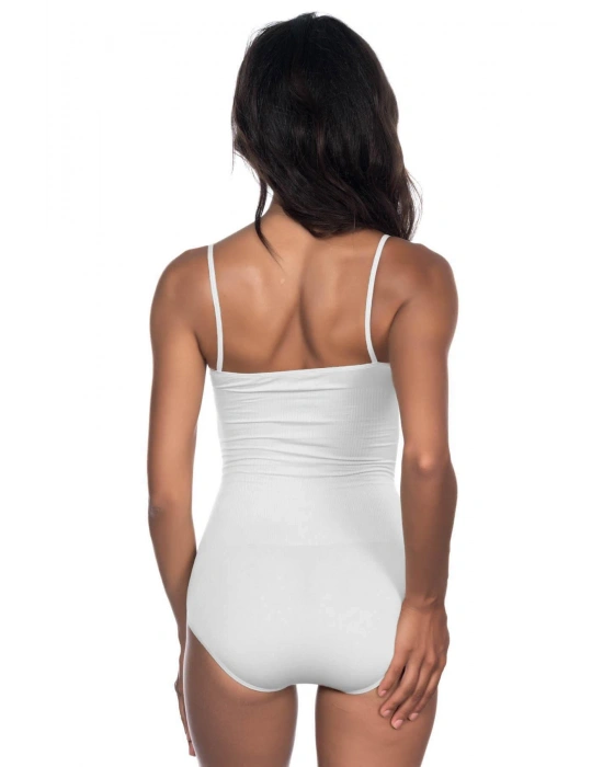 BEYAZ MI Emay 1923 Soft İp Askılı Çıtçıtlı  Body