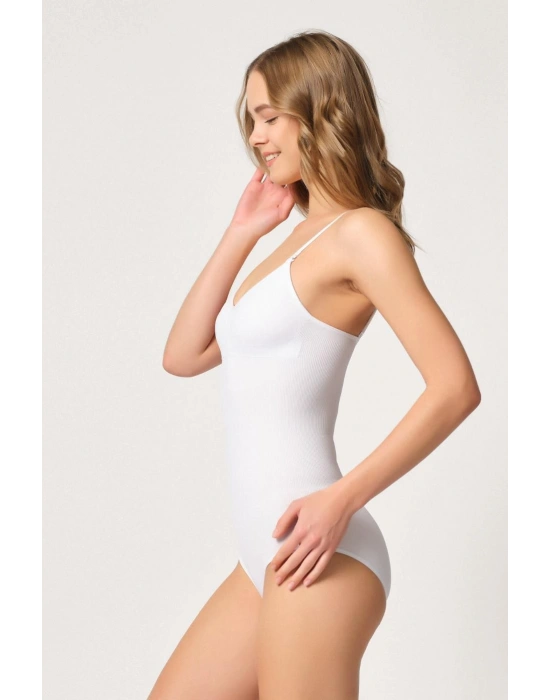 BEYAZ MI Emay 1925 Soft Pedli Çıtçıtlı Body