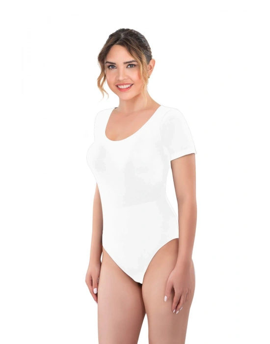 BEYAZ MI Emay 1926 Soft Yarım Kollu Body