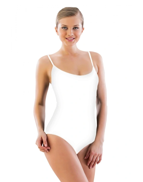 BEYAZ MI Emay 1969 İp Askılı Çıtçıtlı Body