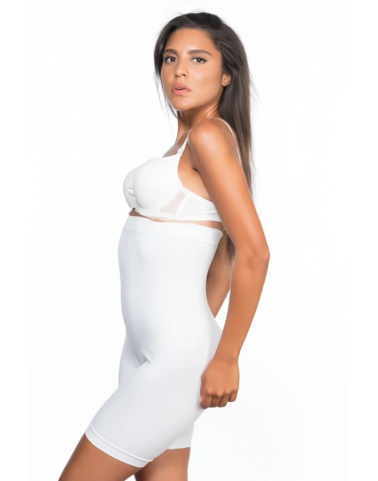 BEYAZ MI Emay 2007 Yüksek Bel Paçalı Korse