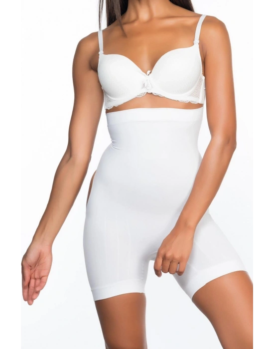 BEYAZ MI Emay 2033 Popo Açık Boxer Korse