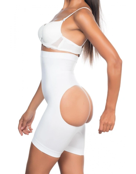 BEYAZ MI Emay 2033 Popo Açık Boxer Korse