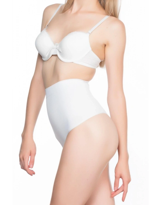 BEYAZ MI Emay 2054 Masajlı String Korse