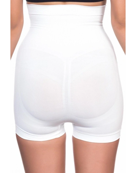 BEYAZ MI Emay 2055 Yüksek Bel Masajlı Boxer Korse