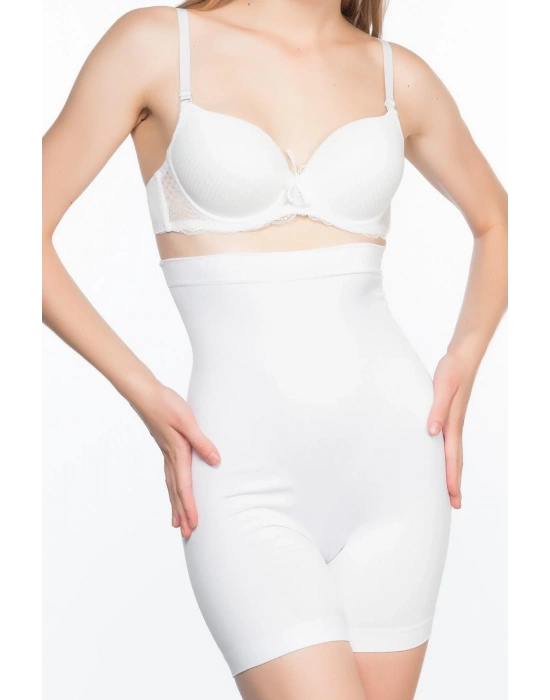 BEYAZ MI Emay 2063 Popo Açık Paçalı Korse
