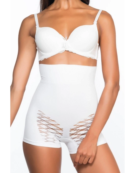 BEYAZ MI Emay 2064 Popo Açık Fantezi Boxer Korse