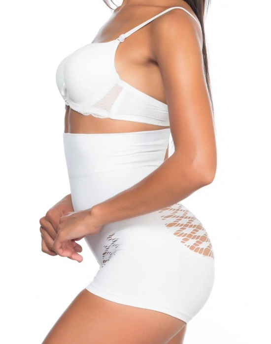 BEYAZ MI Emay 2064 Popo Açık Fantezi Boxer Korse