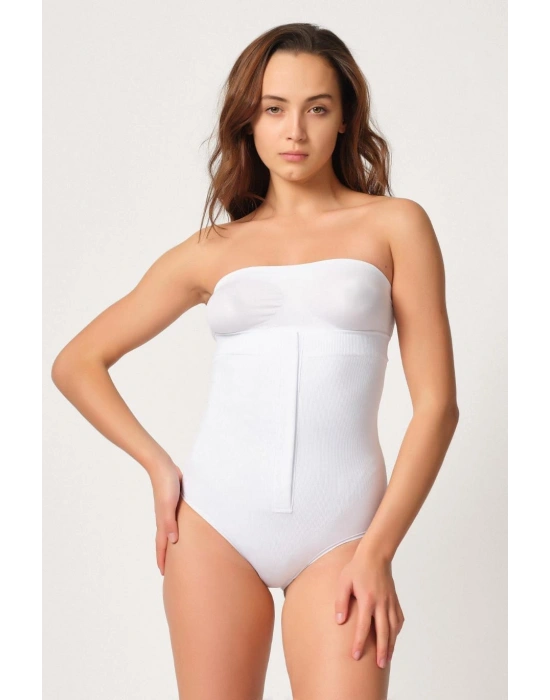 BEYAZ MI Emay 2088 Önden Agraflı Slip Korse