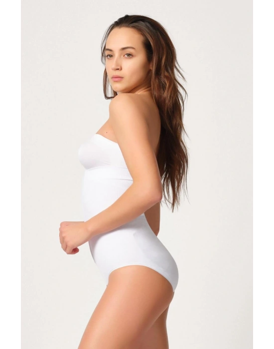 BEYAZ MI Emay 2088 Önden Agraflı Slip Korse