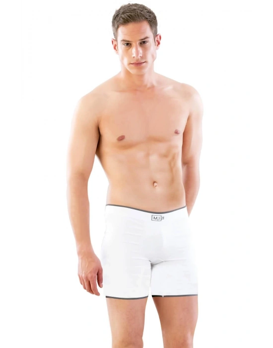 BEYAZ MI Emay 2108 Seamless uzun Erkek Boxer