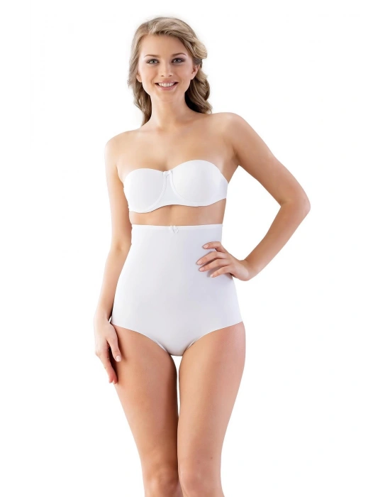 BEYAZ MI Emay 2813 Yüksek Bel Slip Lazer Korse