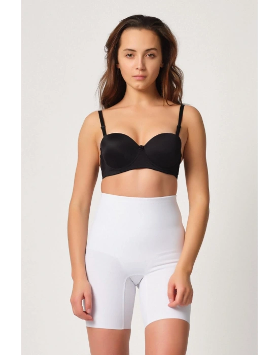 BEYAZ MI Emay 2816 Yüksek Bel Boxer Lazer Korse