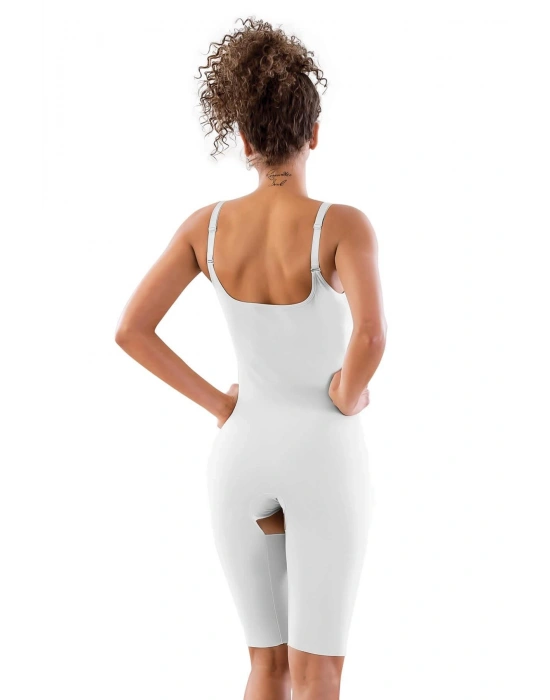 BEYAZ MI Emay 2822 Balen Sütyenli Paçalı Boy Lazer Korse