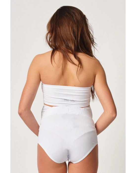 BEYAZ MI Emay 2825 Cotton Hamile Karın Destekleyici Slip Korse