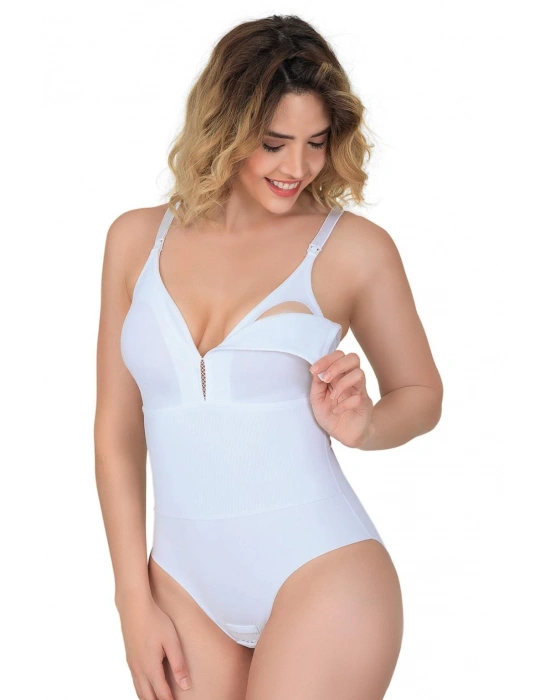 BEYAZ MI Emay 2944 Sırt Destekli Badi Emzirme Korse