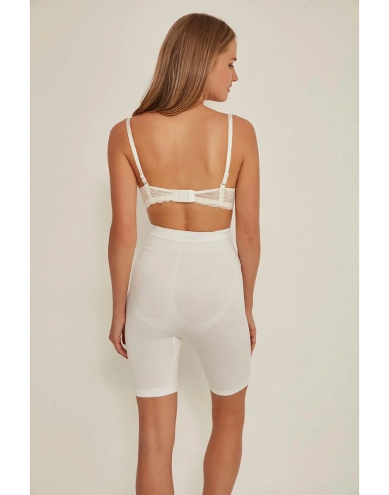 BEYAZ MI Emay 3005 Soft Uzun Paçalı Boxer Korse