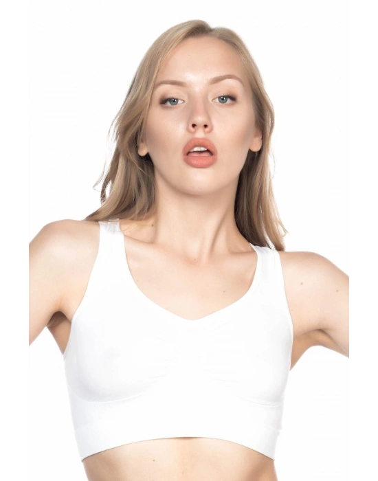 BEYAZ MI Emay 4001 Soft Sporcu Büstiyer