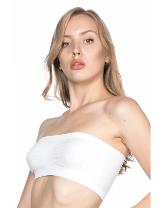 BEYAZ MI Emay 4002 Soft Straplez Büstiyer