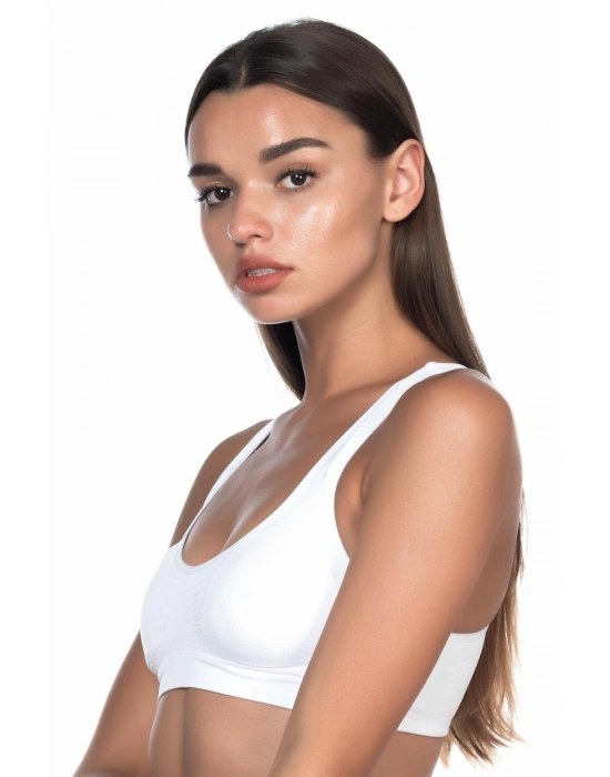 BEYAZ MI Emay 4025 Pedli Sporcu Büstiyer