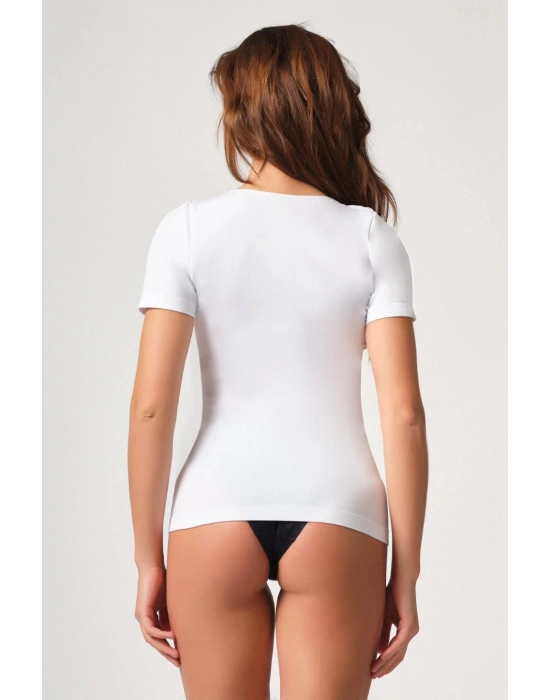 BEYAZ MI Emay 5004 Soft Yarım Kollu Atlet