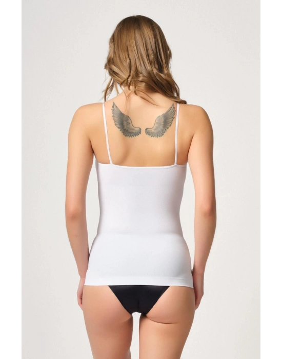 BEYAZ MI Emay 5020 İnce Askılı Atlet Korse