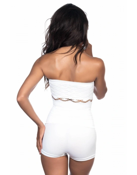 BEYAZ MI Emay 5035 Fantazi Straplez Atlet Korse