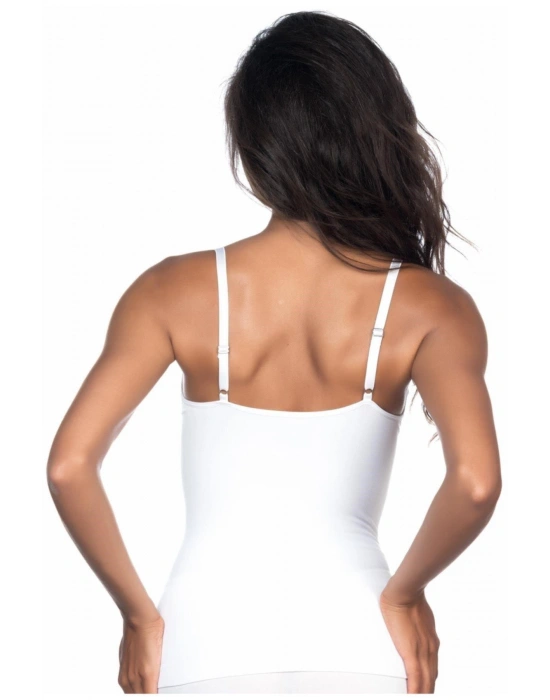 BEYAZ MI Emay 5040 İp Askılı Fantazi Atlet Korse