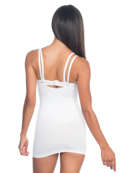 BEYAZ MI Emay 5043 Göğsü Açık Masajlı Korse