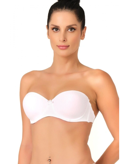 BEYAZ MI Emay 701 Şeffaf Askılı Sütyen