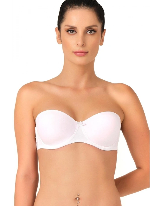 BEYAZ MI Emay 701 Şeffaf Askılı Sütyen