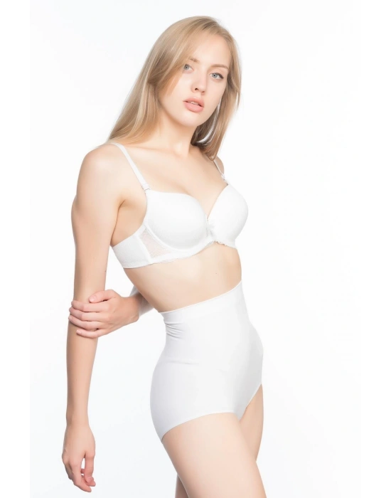 BEYAZ MI Emay 7024 Yüksek Bel Slip Korse