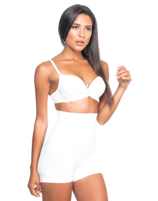 BEYAZ MI Emay 7027 Düşük Bel Boxer Korse