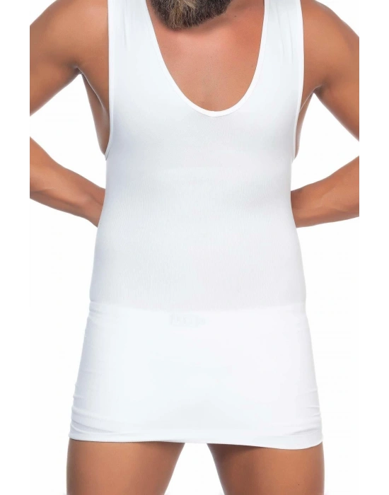 BEYAZ MI Emay E1003 V Yaka Erkek Korse Atlet