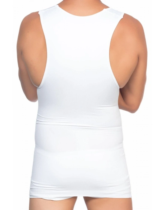 BEYAZ MI Emay E1003 V Yaka Erkek Korse Atlet