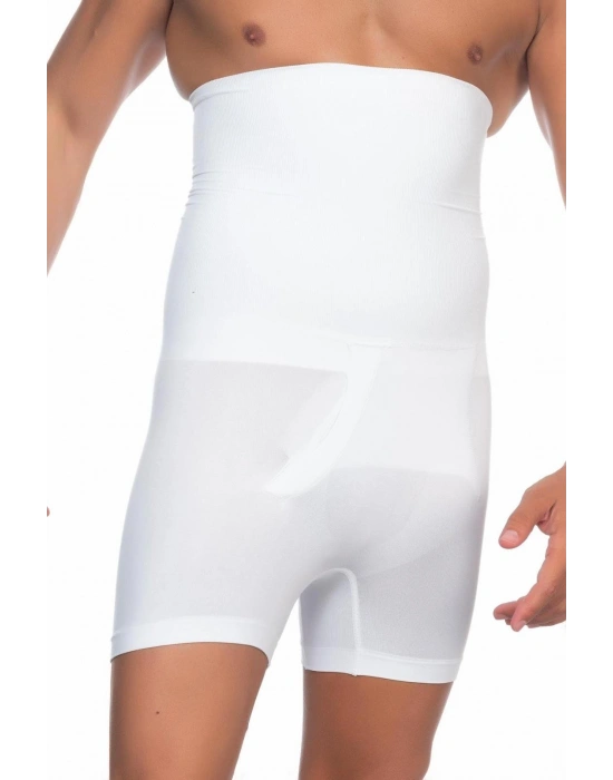 BEYAZ MI Emay E1005 Erkek Yüksek Bel Double Boxer Korse