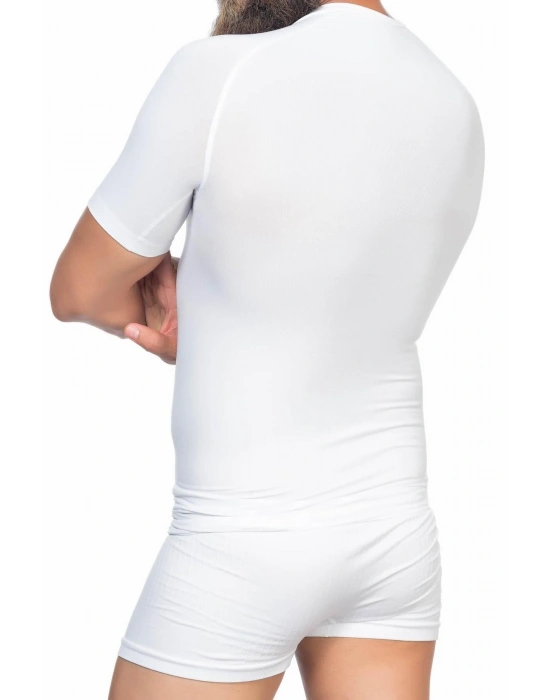 BEYAZ MI Emay E1010 Yarım Kol Erkek Korse Atlet