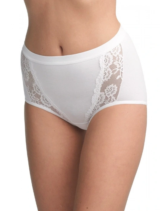 Black Spade Kadın Slip Private Lace Maxi 1316