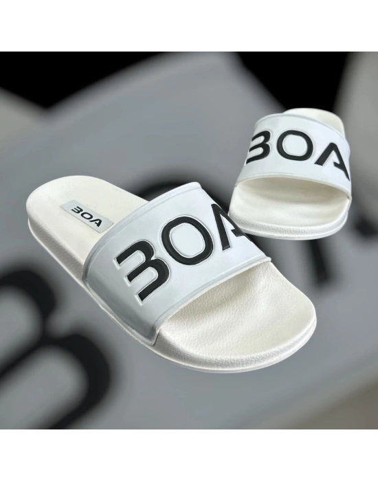 BOA Yazlık Yeni Sezon Beyaz Hafif Rahat Yazlık Terlik