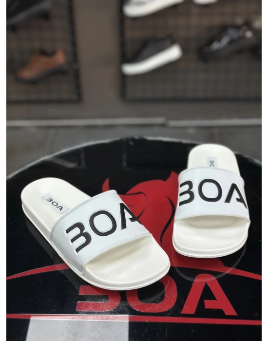 BOA Yazlık Yeni Sezon Beyaz Hafif Rahat Yazlık Terlik