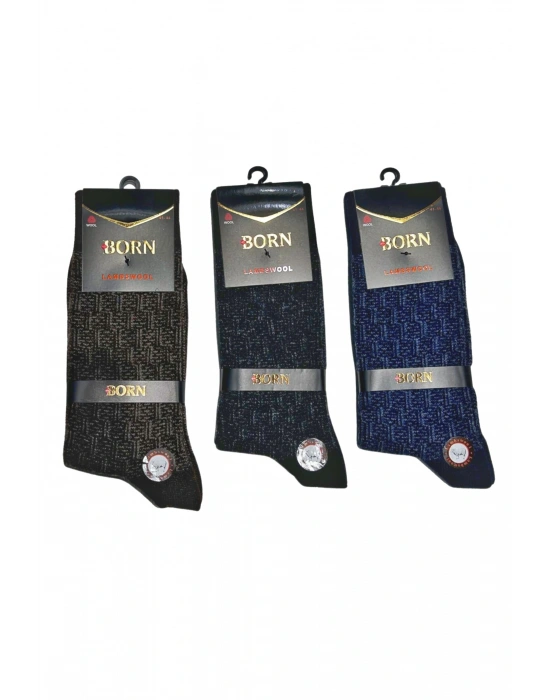 Born Erkek Yün Çorap (Lamswool) 3 Adet